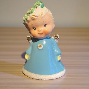 Napco vintage angel bell, with legs clapper, tiny and very sweet, rare find
